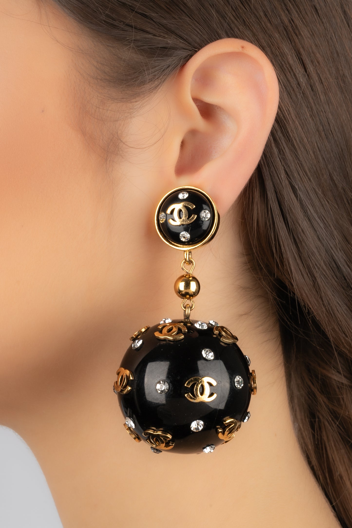 Boucles d'oreilles Chanel 1989