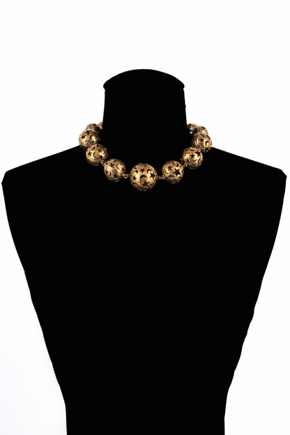 Collier ras du cou Yves Saint laurent 1980's