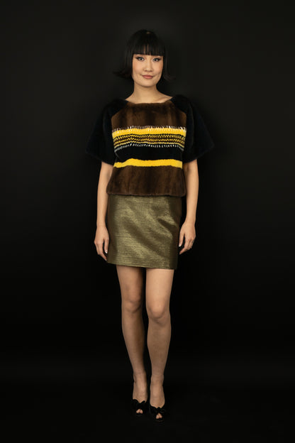 Christian Dior mink top