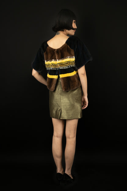 Christian Dior mink top