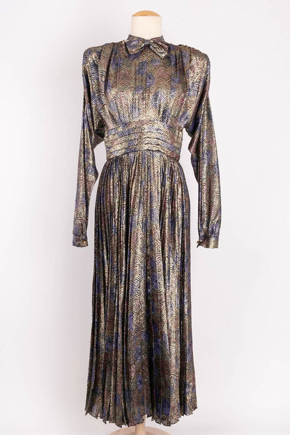 Robe en lamé Nina Ricci