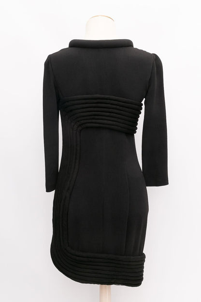 Robe noire Balmain