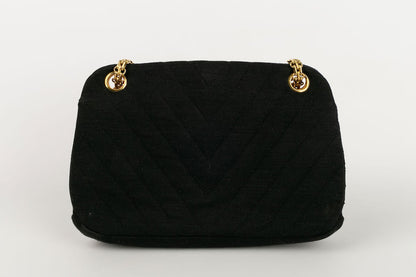 Sac en jersey noir Chanel