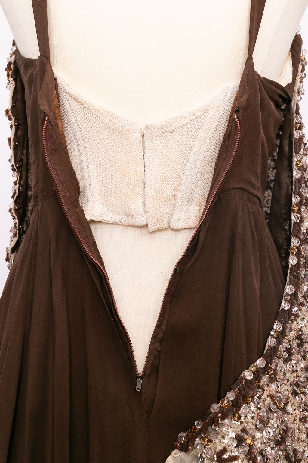 Robe en soie Balmain Haute Couture