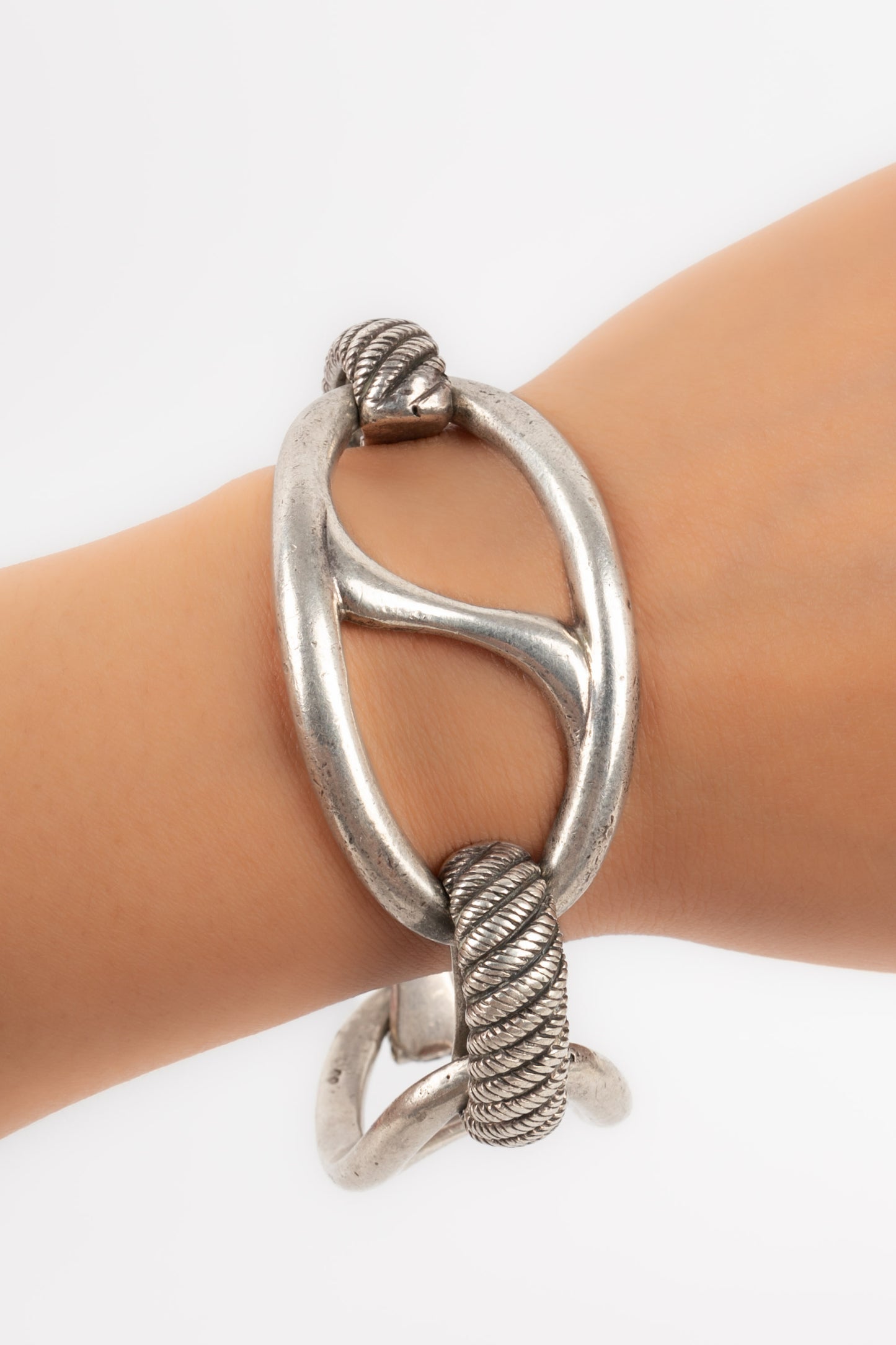 Bracelet en argent Hermès