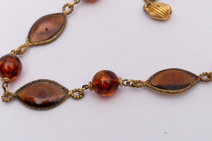 Collier en pâte de verre