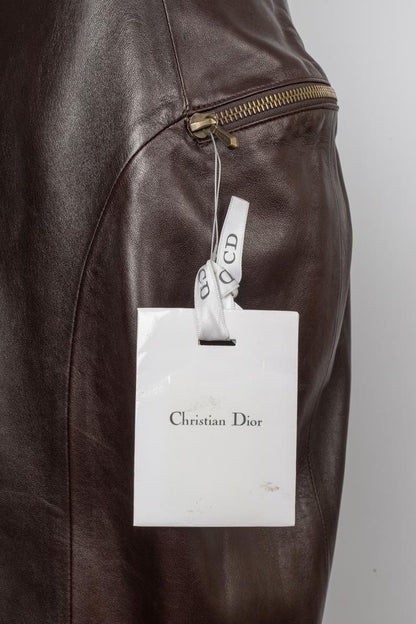 Jupe en cuir Dior 2000