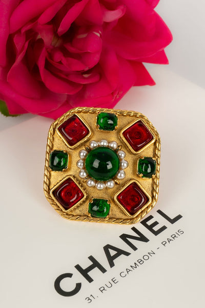 Chanel glass paste brooch 1990s – Les Merveilles De Babellou