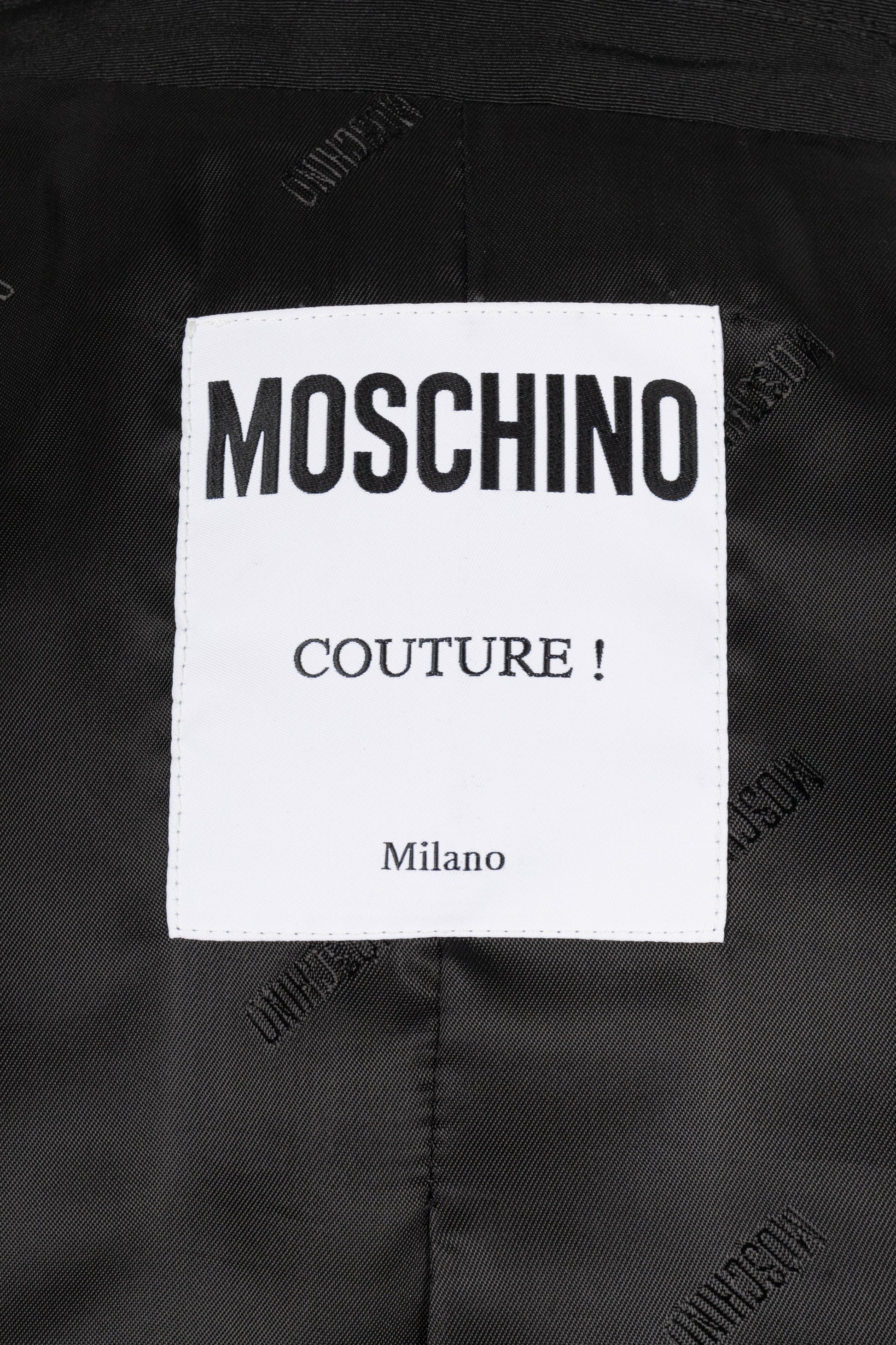 Robe manteau Moschino Printemps 2021