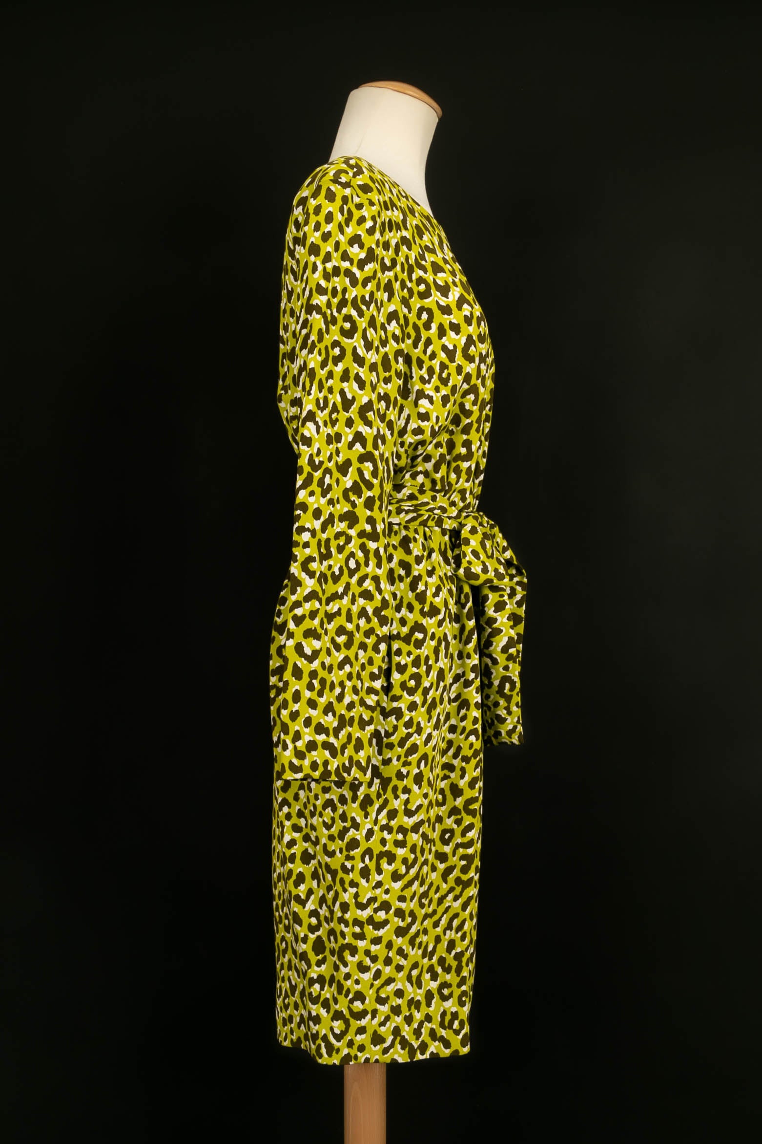 Robe panthère Yves Saint Laurent 1989's