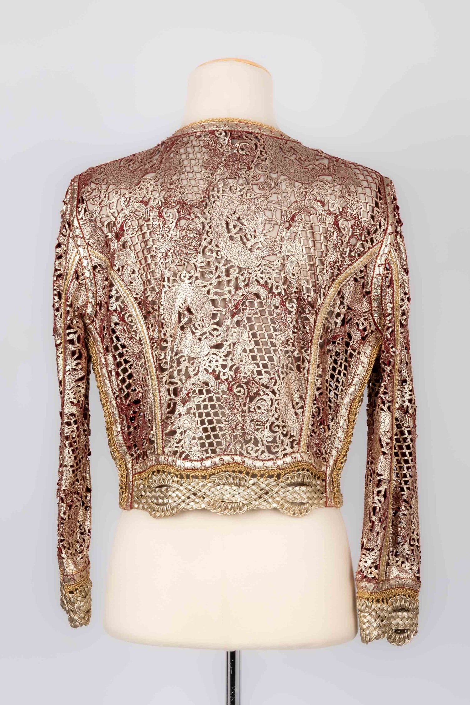 Veste en cuir Roberto Cavalli