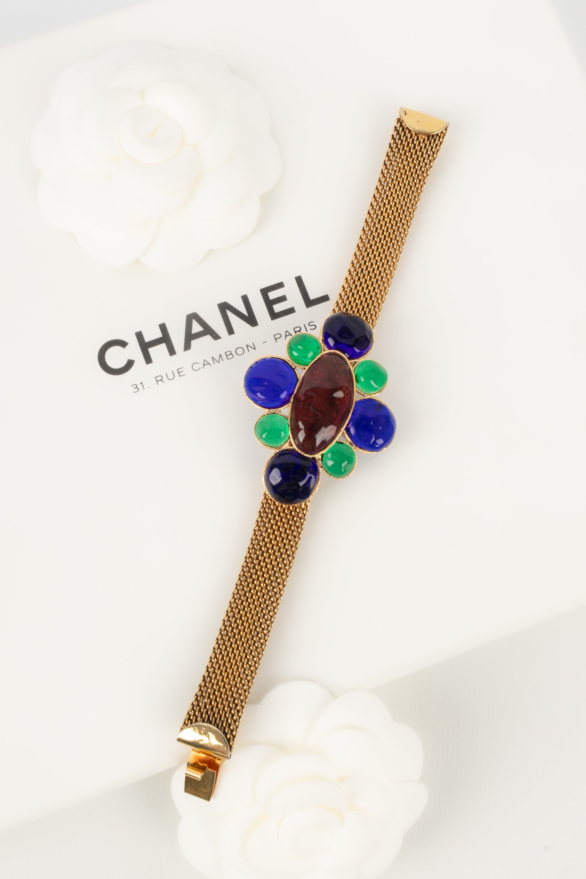 Bracelet en pâte de verre Chanel 