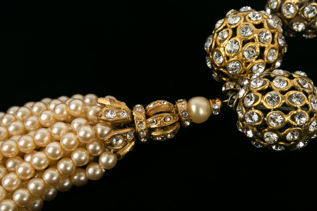 Exceptionnel collier Chanel 1983