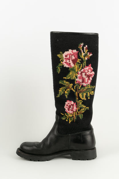 Bottes Yves Saint Laurent Printemps 2016