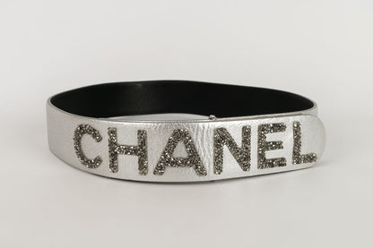 Ceinture argentée Chanel