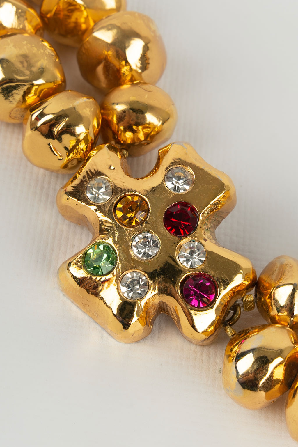 Christian Lacroix gold beads bracelet – Les Merveilles De Babellou