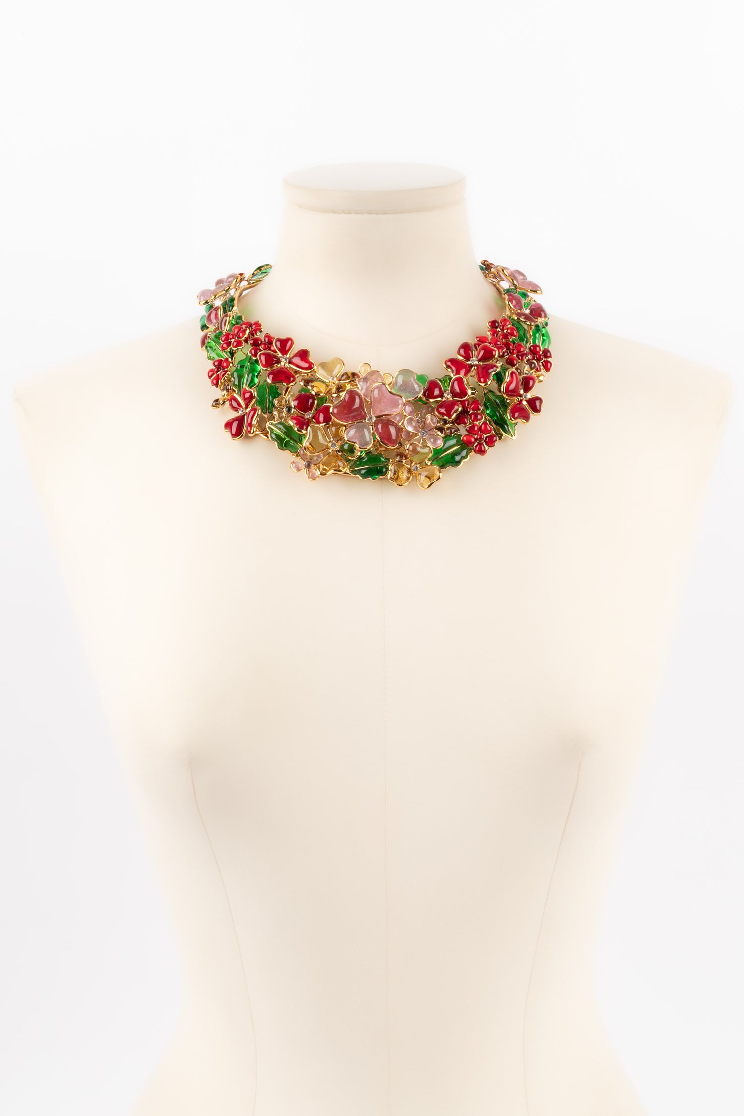 Collier fleurs Augustine