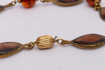 Collier en pâte de verre