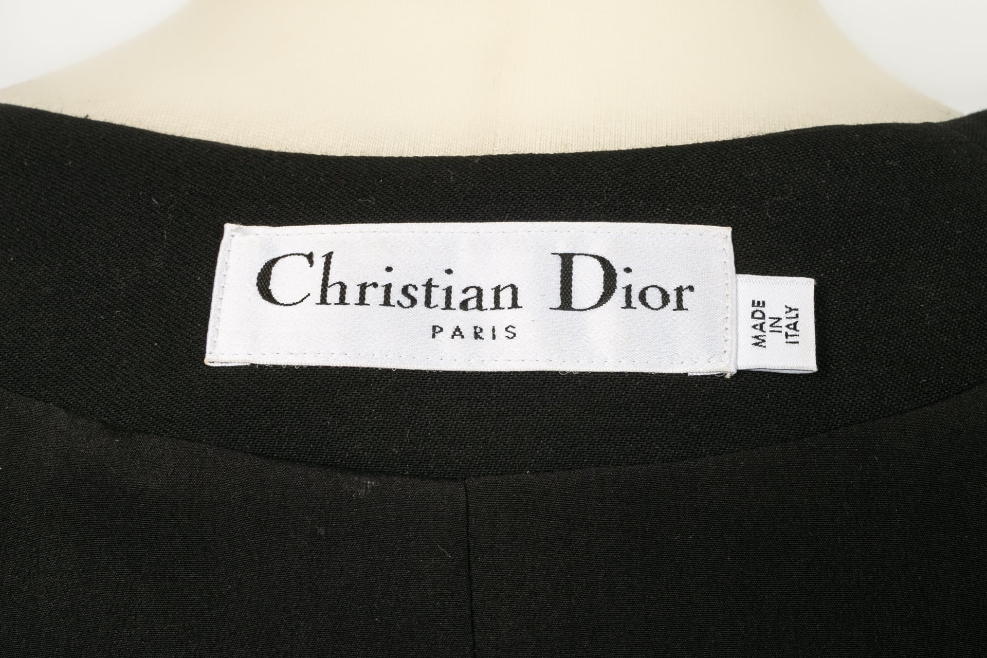 Veste noire Dior