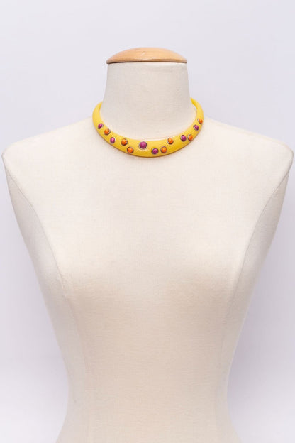 Collier jaune Isaky