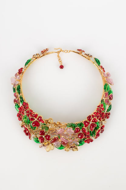 Collier fleurs Augustine