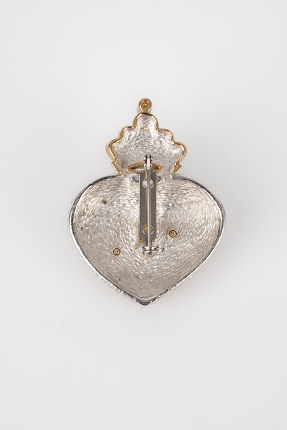 Broche coeur Dior