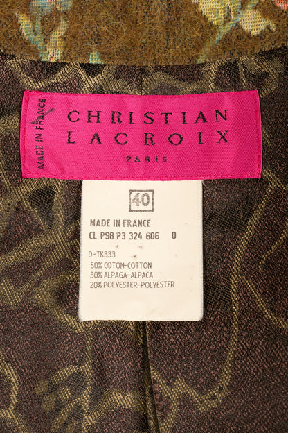 Veste fleurie Christian Lacroix