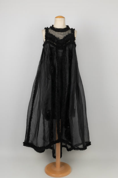 Robe noire Chanel 1990's