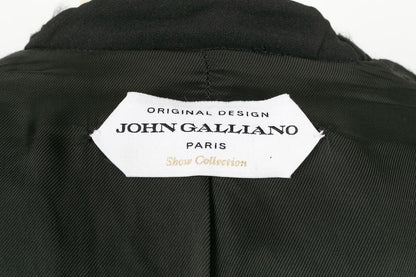 Veste noire Galliano