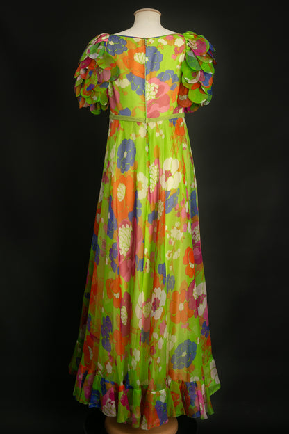 Robe en organza 1960s