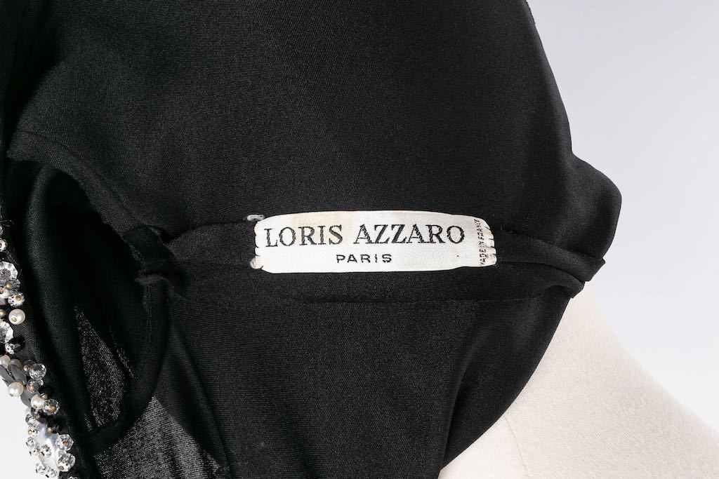 Robe noire et argent Loris Azzaro