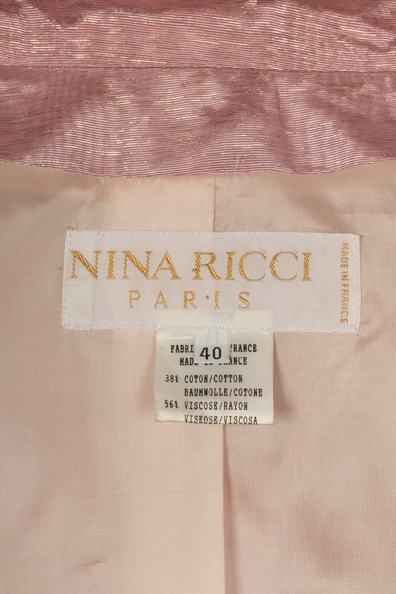 Veste courte Nina Ricci