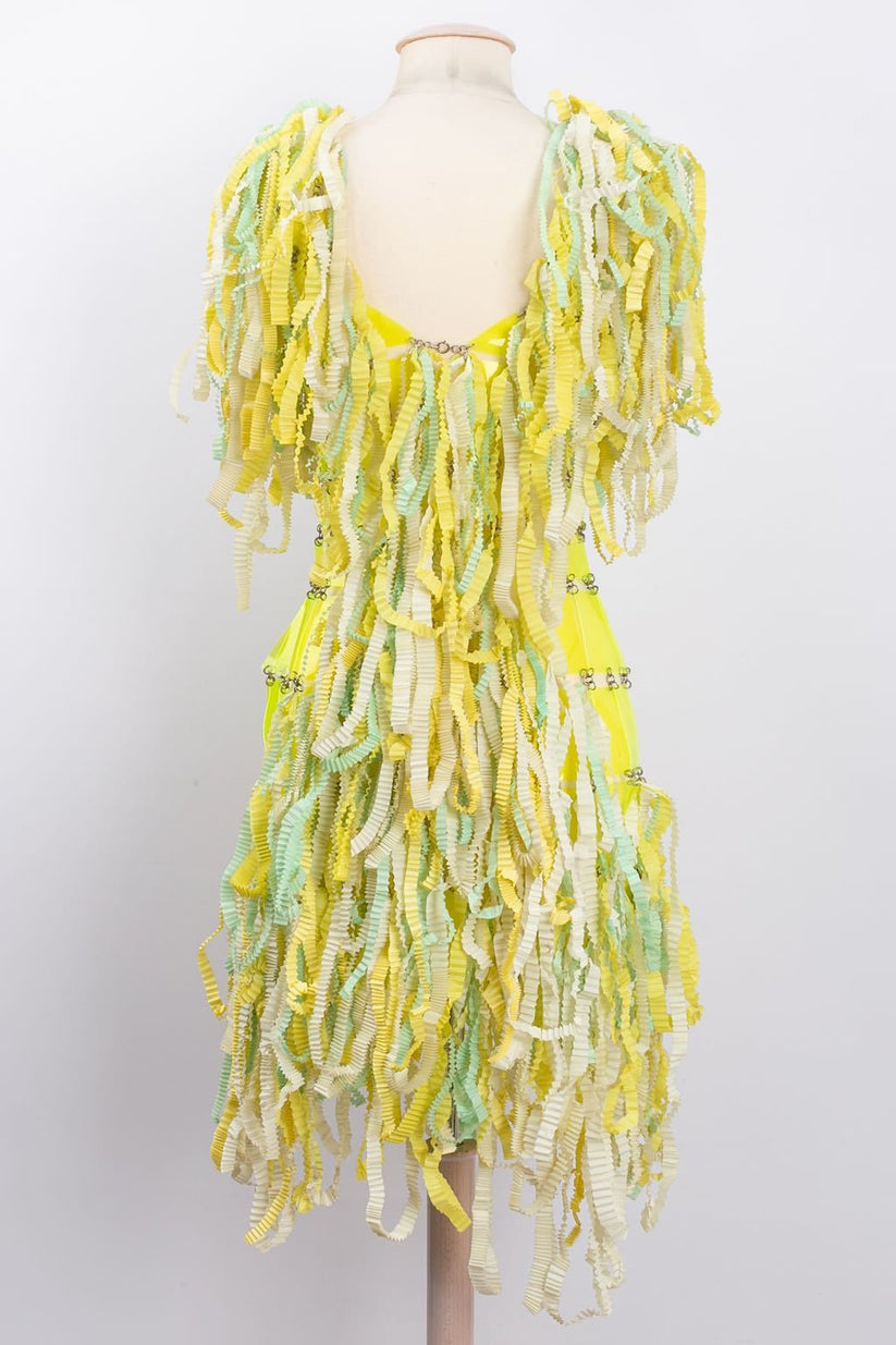 Rare robe en rodoïde Paco Rabanne – Les Merveilles De Babellou
