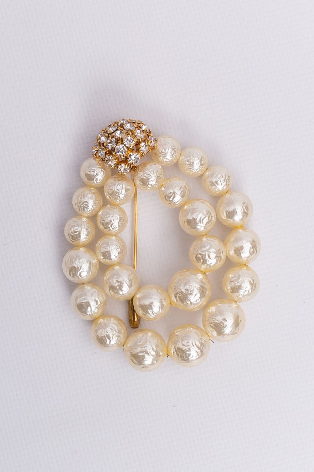 Broche de perles nacrées Dior