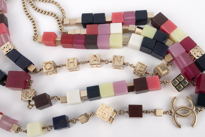 Collier cubes Chanel Printemps 2004