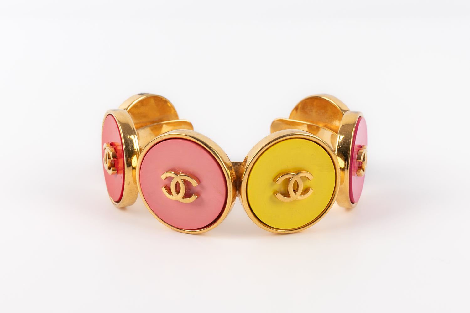 Bracelet coloré Chanel 1990's