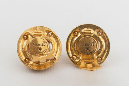 Boucles d'oreilles baroques Chanel