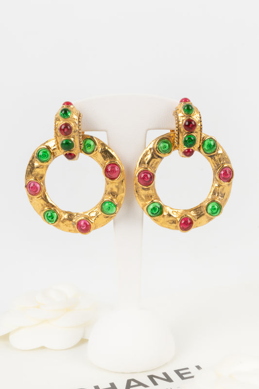 Boucles d'oreilles créoles Chanel 