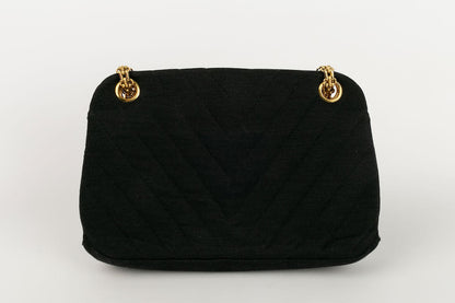 Sac en jersey noir Chanel