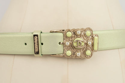 Ceinture en cuir Chanel 