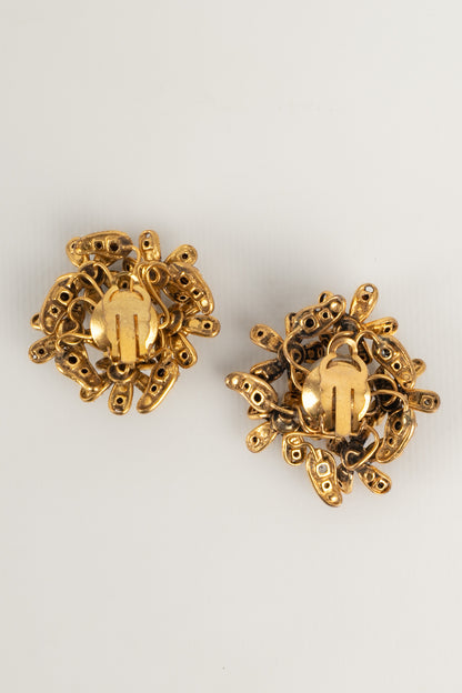 Boucles d'oreilles camélia Chanel 