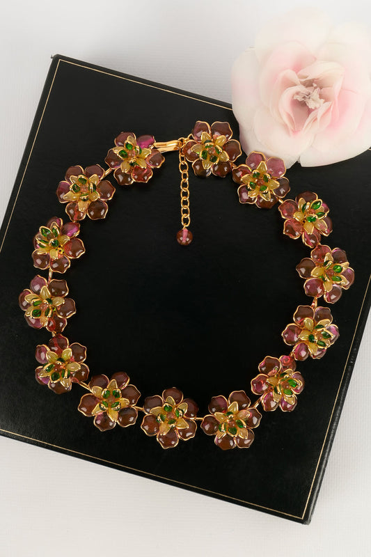 Collier fleurs Augustine