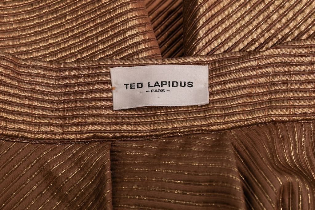 Jupe en brocard Ted Lapidus