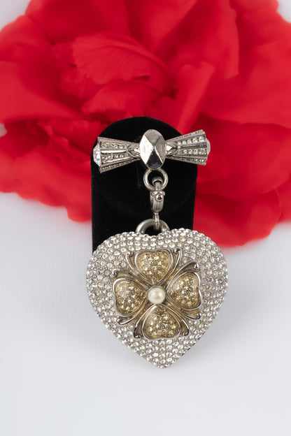 Broche coeur Dior