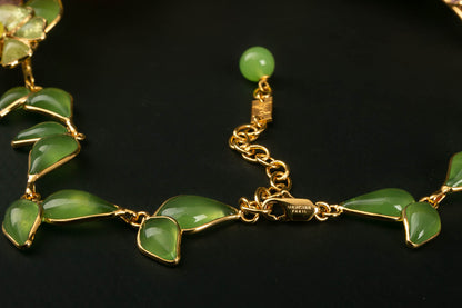 Collier en pâte de verre Augustine 