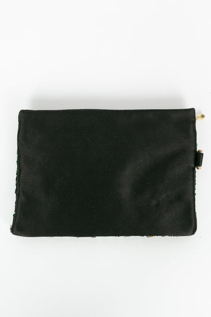 Pochette verte Lanvin