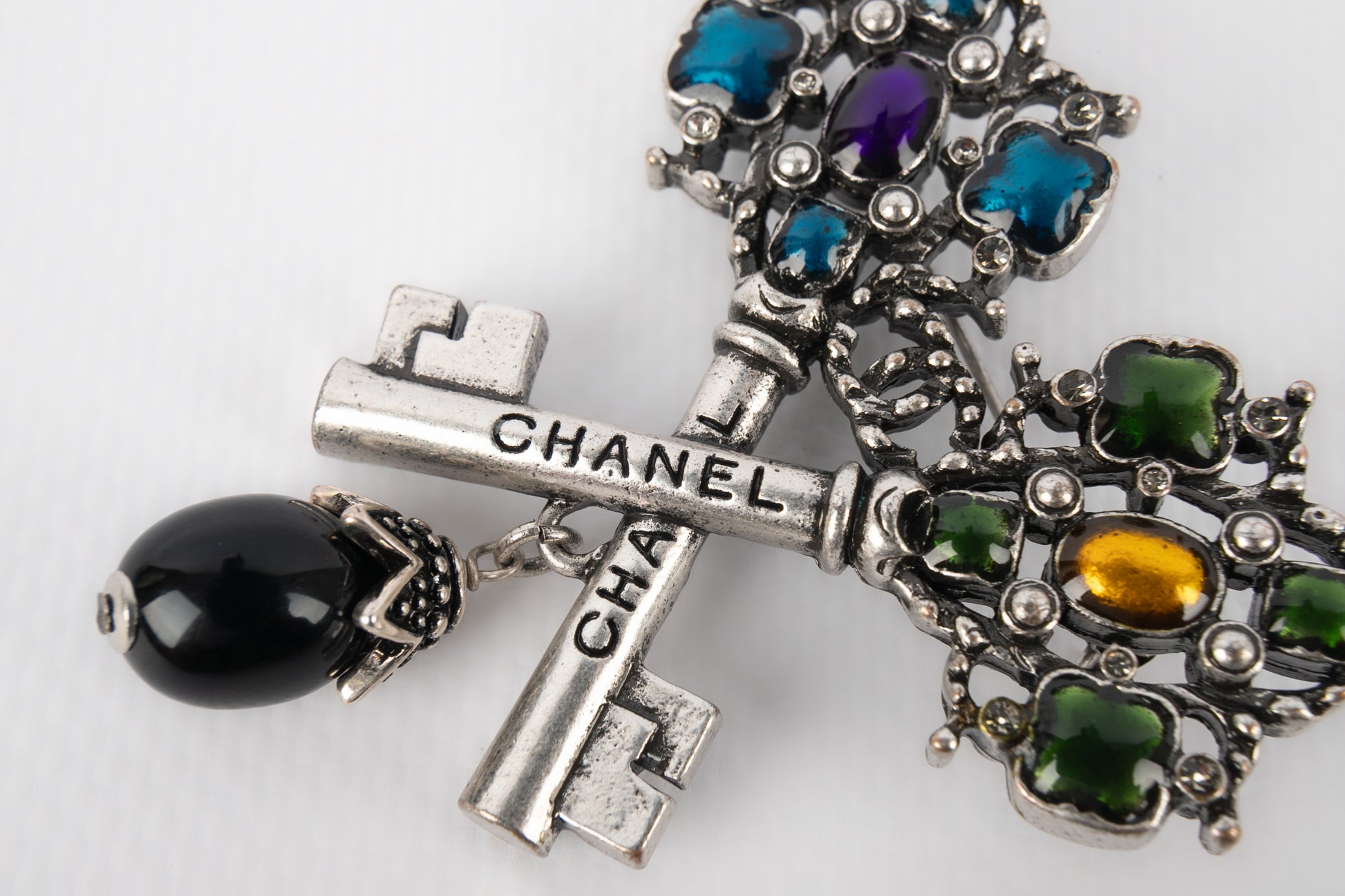 Broche "clés" Chanel 2017