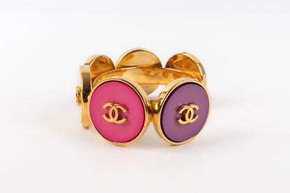 Bracelet coloré Chanel 1990's