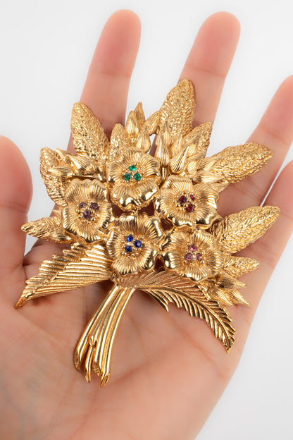 Broche fleurs Dior