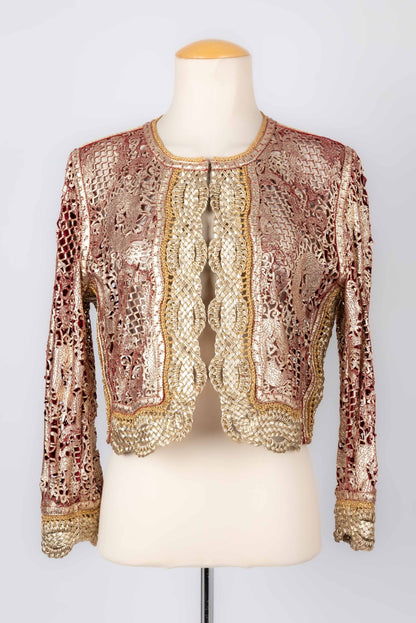 Veste en cuir Roberto Cavalli